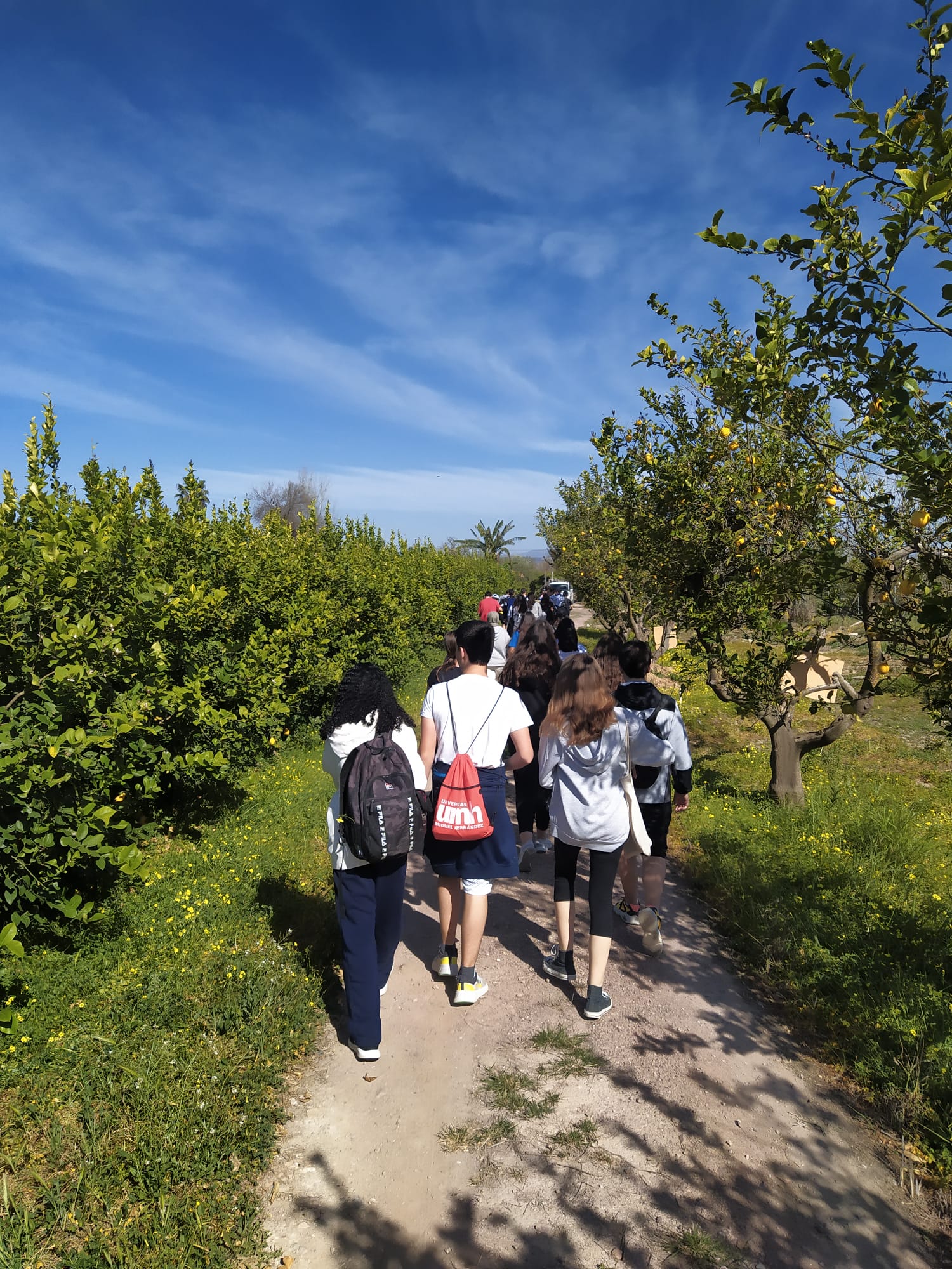 Excursion of the students of IES Monte Miravete