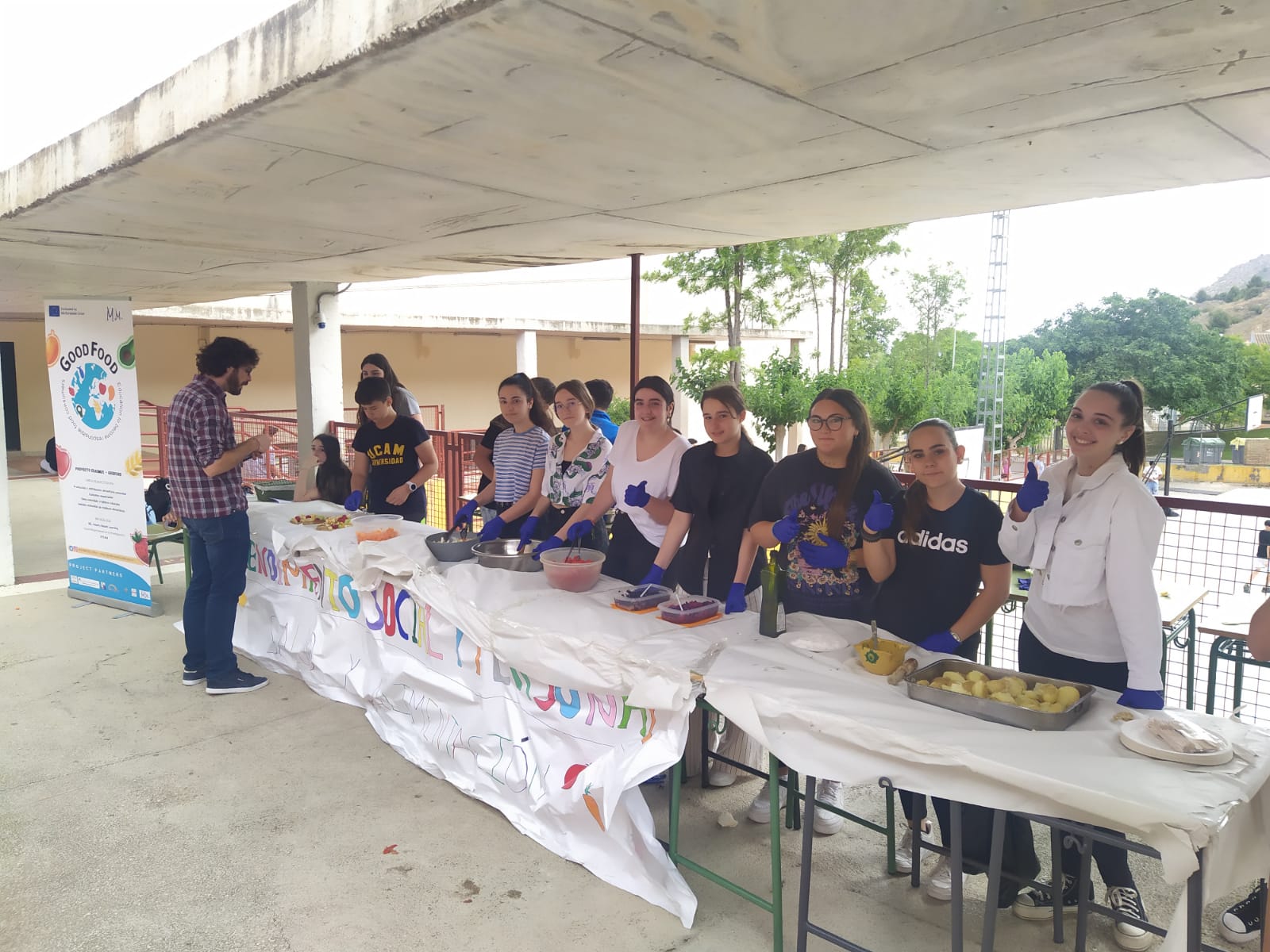 Day of healthy and sostenible food in IES Monte Miravete